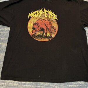 High On Fire Heavy Metal Band T-Shirt
